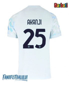 Inter Milan Manuel Akanji #25 Tricou Fotbal Replică 2025-26 Barbati Deplasare